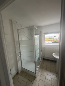 Photo de galerie - Réalisation douche, complète avec pose de Placo paroi
