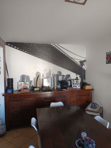 Photo de galerie - Installation poster mural pose plaquo ect..