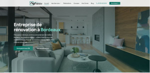 Photo de galerie - Site optimisé SEO de renovation d'habitat