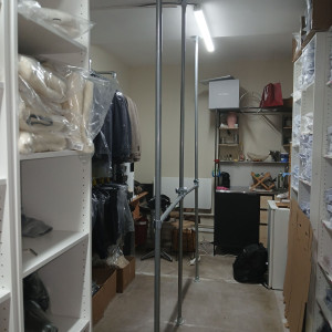 Photo de galerie - Fixation des tringle 