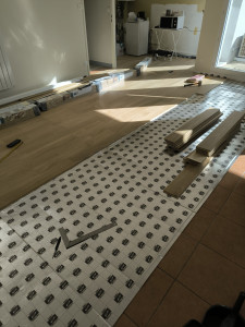 Photo de galerie - Pose de parquet - Revêtement de sol