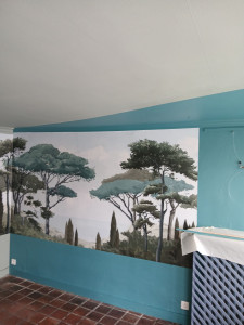 Photo de galerie - Peinture - Tapisserie