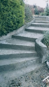 Photo de galerie - Réalisation d'un escalier de jardin de AaZ pas fini encore