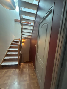 Photo de galerie - Mise en peinture d’un palier et cage d’escalier 