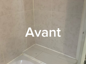 Photo de galerie - Salle de bain ( reblanchir joint, lavabo, baignoire)