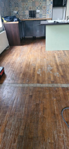 Photo de galerie - Rénovation parquet chêne 