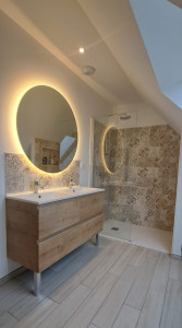 Photo de galerie - Réalisation salle de bain.



