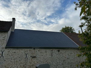 Photo de galerie - Rénovation de la toiture avec la remise en place de la 40 24 fibrociment