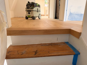 Photo de galerie - Habillage nez de marche escalier
