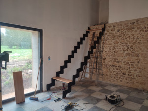 Photo de galerie - Montage d'un escalier 