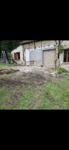 Photo de galerie - Après enlèvement et démolition dalle béton 