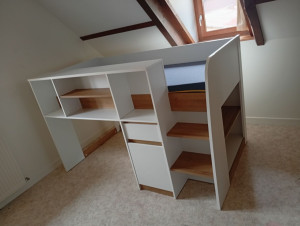 Photo de galerie - Montage lit enfant +bureau