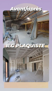 Photo de galerie - Plâtrerie - Murs - Plafonds
