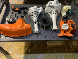 Photo de galerie - Entretien/démontage et recherche de panne sur une débroussailleuse stihl fs55