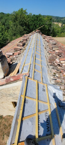 Photo de galerie - Réflection du faîtage en cours 