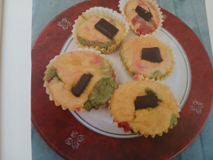 Photo de galerie - Gouter fais avec les enfants :muffins nature avec des pépites aux chocolats