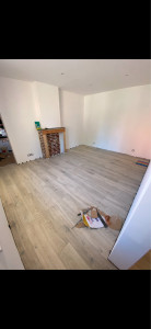 Photo de galerie - Pose d’un parquet 