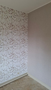 Photo de galerie - Pose de papier raccord et unis