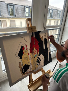 Photo de galerie - Peinture - Tapisserie