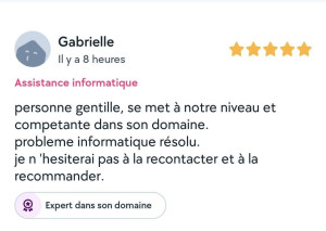 Photo de galerie - Cliente satisfaite :)