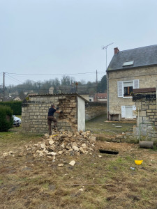 Photo de galerie - Cassage de mur en pierre 