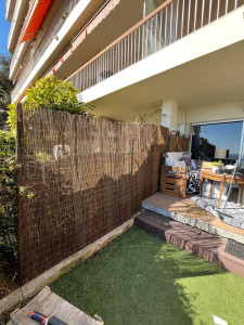 Photo de galerie - Création de grillage de séparation et pose canisse brise vue