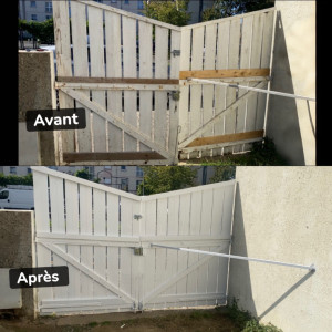 Photo de galerie - Rénovation d’un portail 