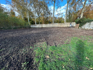 Photo de galerie - Prestation d’Abatage, Déssouchage, defrichage puis terrassement 
