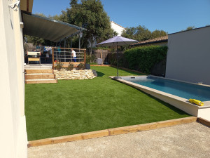 Photo de galerie - Gazon synthétique 