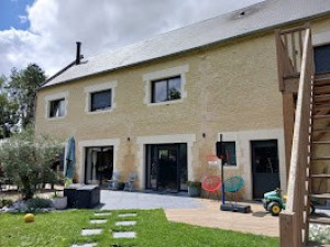 Photo de galerie - Création ouverture en pierre et jointoiement  