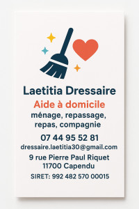 Photo de galerie - Carte professionnelle 