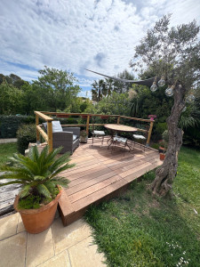 Photo de galerie - Création d’une terrasse en bois sur mesure