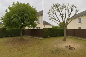 Photo de galerie - Elagage et coupe d'arbres
