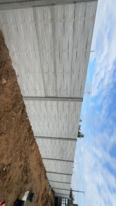 Photo de galerie - Pose de plaque béton