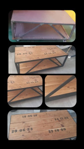 Photo de galerie - Création table basse