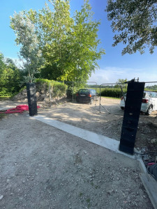 Photo de galerie - Seuil + pilier de portail 