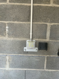 Photo de galerie - Installation de prise pour VE