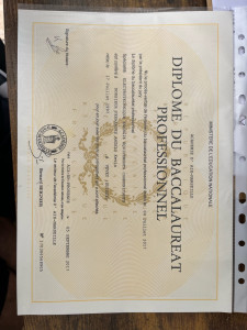Photo de galerie - Diplôme 