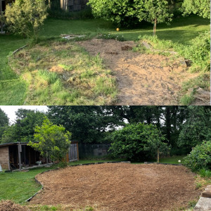 Photo de galerie - Remise à zéro d’un potager avec un passage de charrue et roto