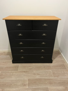 Photo de galerie - Commode bois miel 3