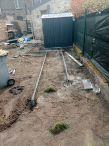 Photo de galerie - Pose de de bordure 