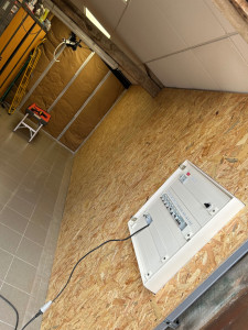 Photo de galerie - Isolation et plaquage en osb d’un garage