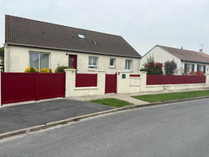 Photo de galerie - Installation d’un portail portillon et clôture 