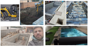 Photo de galerie - Construction d'une piscine maçonnée