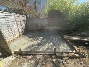 Photo de galerie - Chape de cabane 