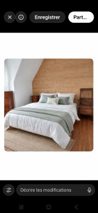 Photo de galerie - Réfection d'un lit 