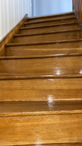 Photo de galerie - Vitrification parquet