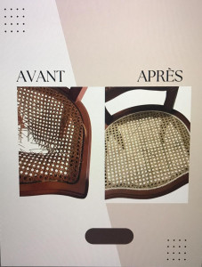 Photo de galerie - Rénovation chaise 