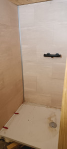 Photo de galerie - Création d une douche à l italienne 