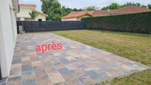 Photo de galerie - Passage de la débroussailleuse de la tondeuse et du coupe bordure 